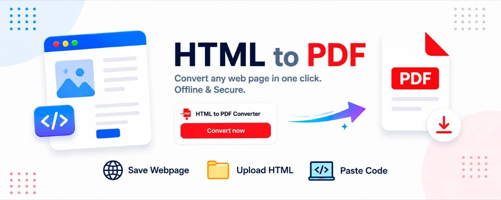 HTML to PDF Converter: Upload & Paste Code